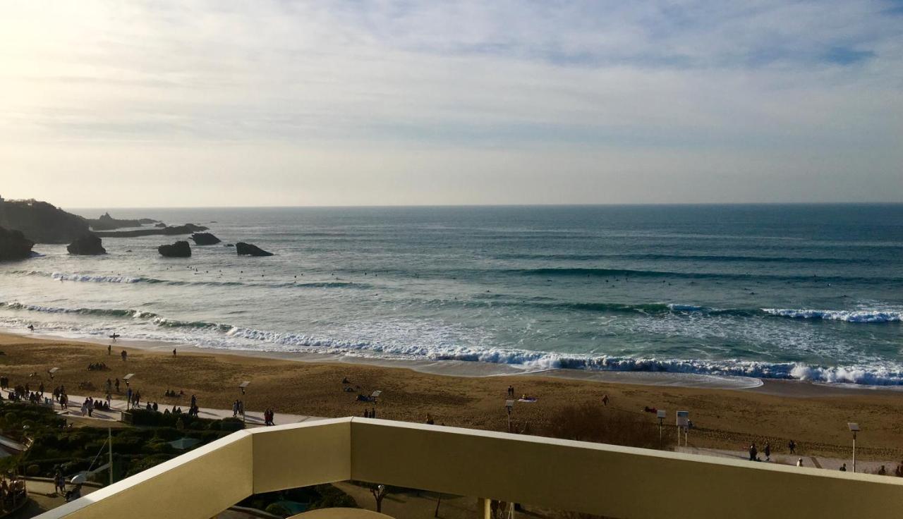 L'Ocean A Perte De Vue, La Grande Plage A Vos Pieds Biarritz Exterior photo
